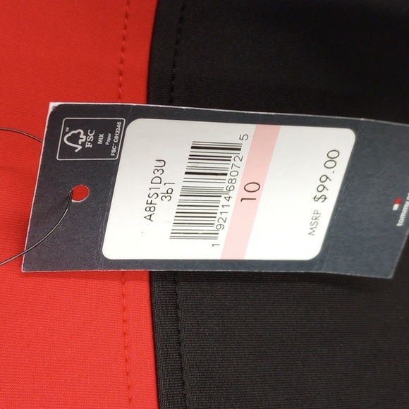 Tommy Hilfiger Women's Colorblocked Asymmetrical Dress NWT Size 10 - Picture 7 of 14